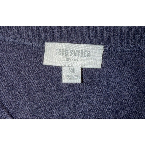Mint $588 Todd Snyder Arm Stripe 100% Cashmere Sweatshirt Crew Neck SWEATER XL